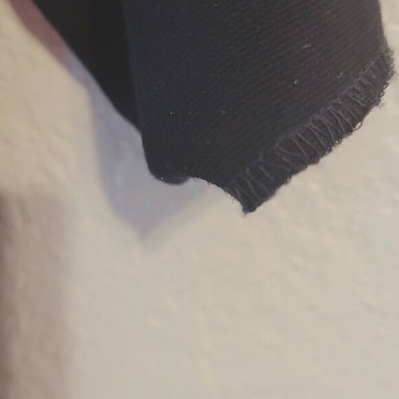 Ann Taylor Black Jersey Button Accent Jersey Midi Dress Size 0 Petite - Picture 7 of 12